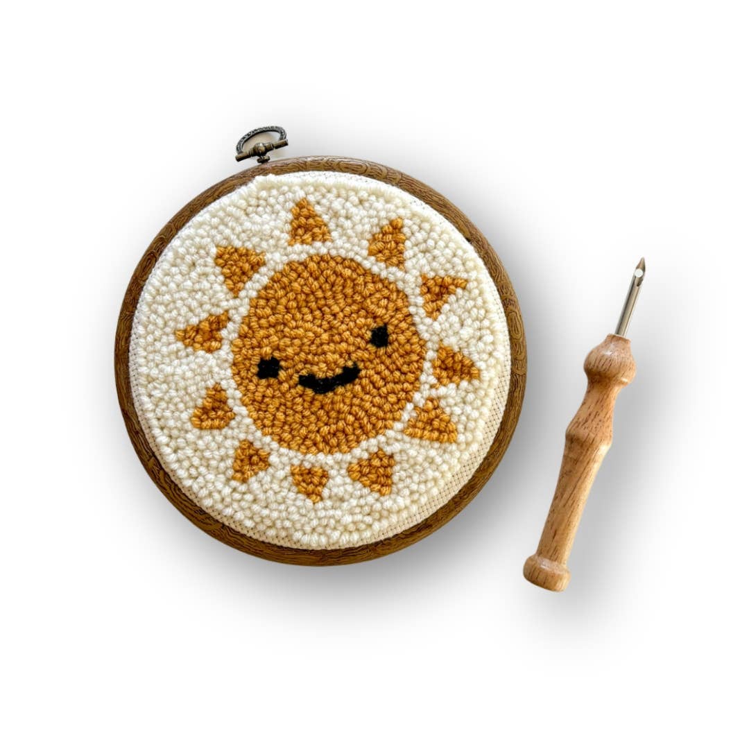 The Urban Acres-Sunshine Punch Needle Kit -craft kit-gather here online