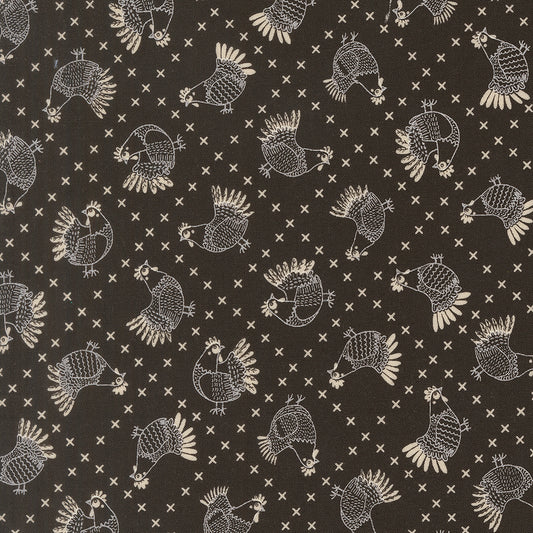 Moda-Cross Stitch Chickens Iron-fabric-gather here online