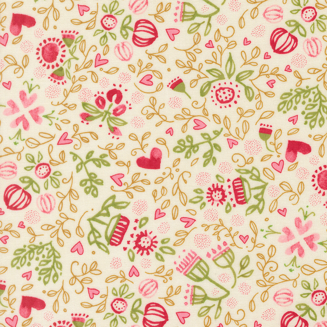 Moda-Scattered Lovelies Cream-fabric-gather here online