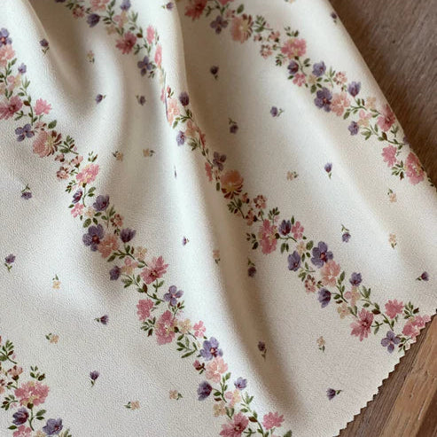 Vingtsept-Moroccan Viscose Crepe - Marissa Print-fabric-gather here online