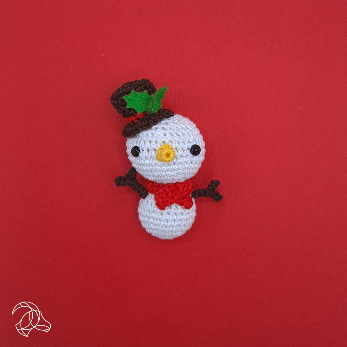Hardicraft-DIY Crochet Kit - Mini Snowman-knitting / crochet kit-gather here online