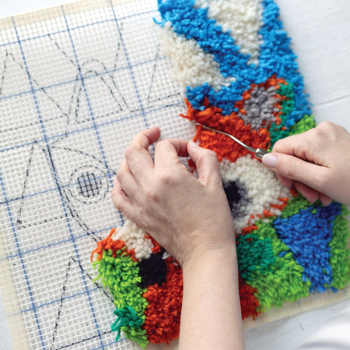 Friendly Loom-Fox Latch Hooking Kit-craft kit-gather here online