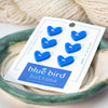 Blue Bird Makery-12mm Heart Buttons-button-Blue-gather here online