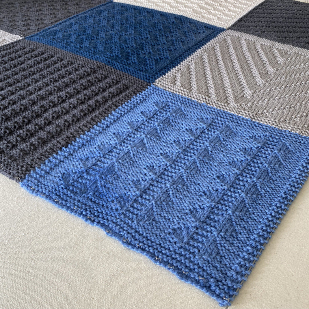gather here classes-Knit Sampler Blanket KAL - meets 12 times-class-gather here online