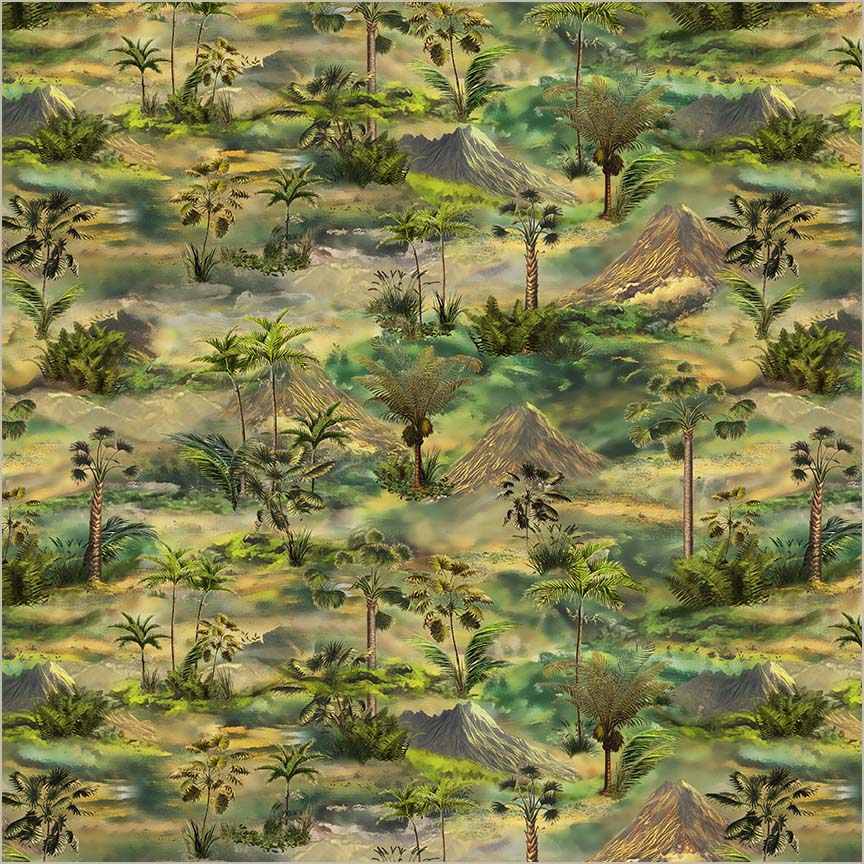 Windham Fabrics-Tropical Forest Lush Greens-fabric-gather here online