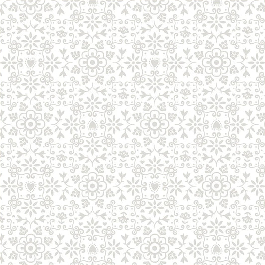 Windham Fabrics-Azulejo White on White-fabric-gather here online