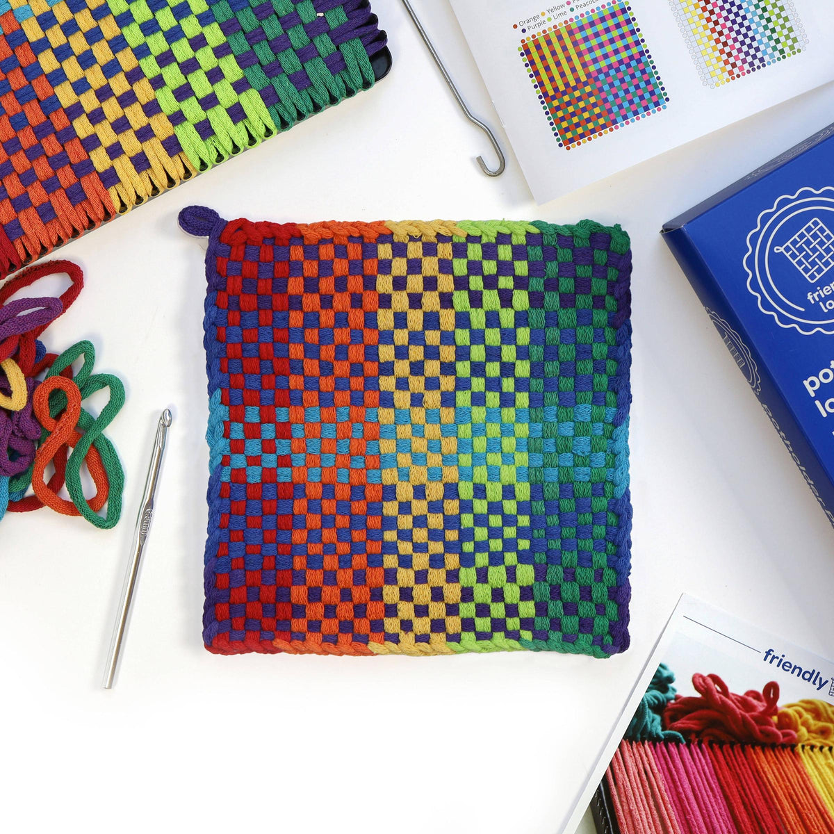 Friendly Loom-Potholder Loom Kit - PRO-craft kit-gather here online