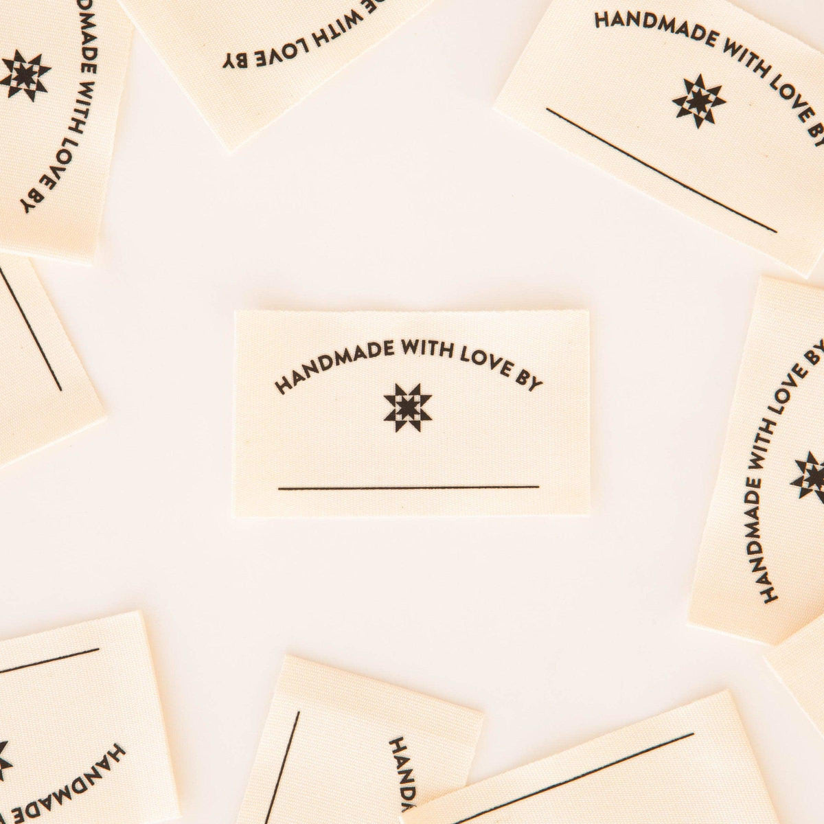 Sarah Hearts-Handmade with Love Organic Cotton Write-In Quilt Labels-notion-gather here online