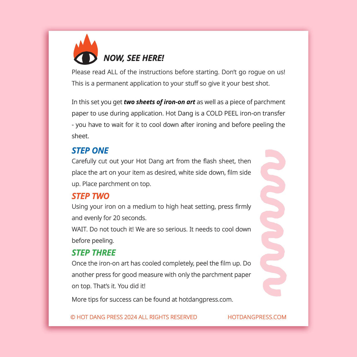 Hot Dang Press-Hello I'm Blank Name Tag Iron-On Transfer Sheet-patches + pins-gather here online