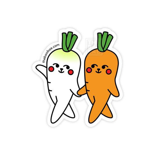 The Bao Bae-Daikon Radish & Carrot Sticker-sticker-gather here online