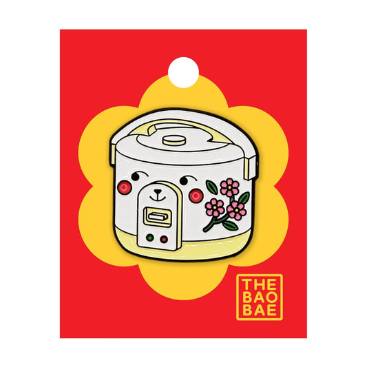 The Bao Bae-Rice Cooker Enamel Pin-patches + pins-gather here online