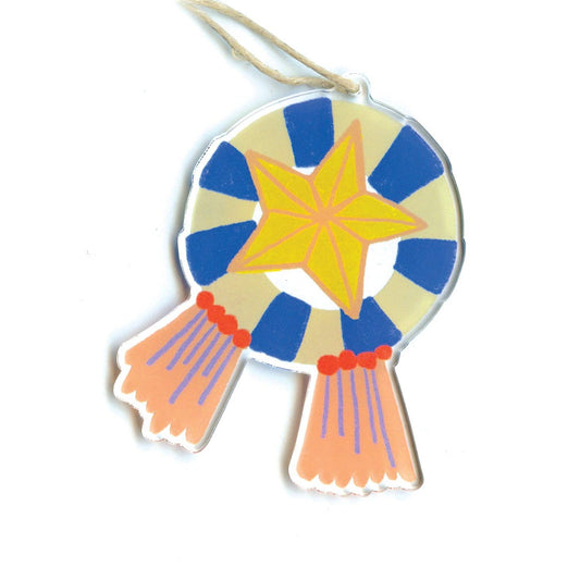 Le Petit Elefant-Blue and Pink Parol Holiday Ornament-accessory-gather here online
