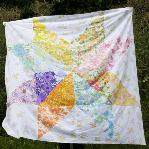 gather here classes-Vintage Star Quilt Top - 2 sessions-class-gather here online
