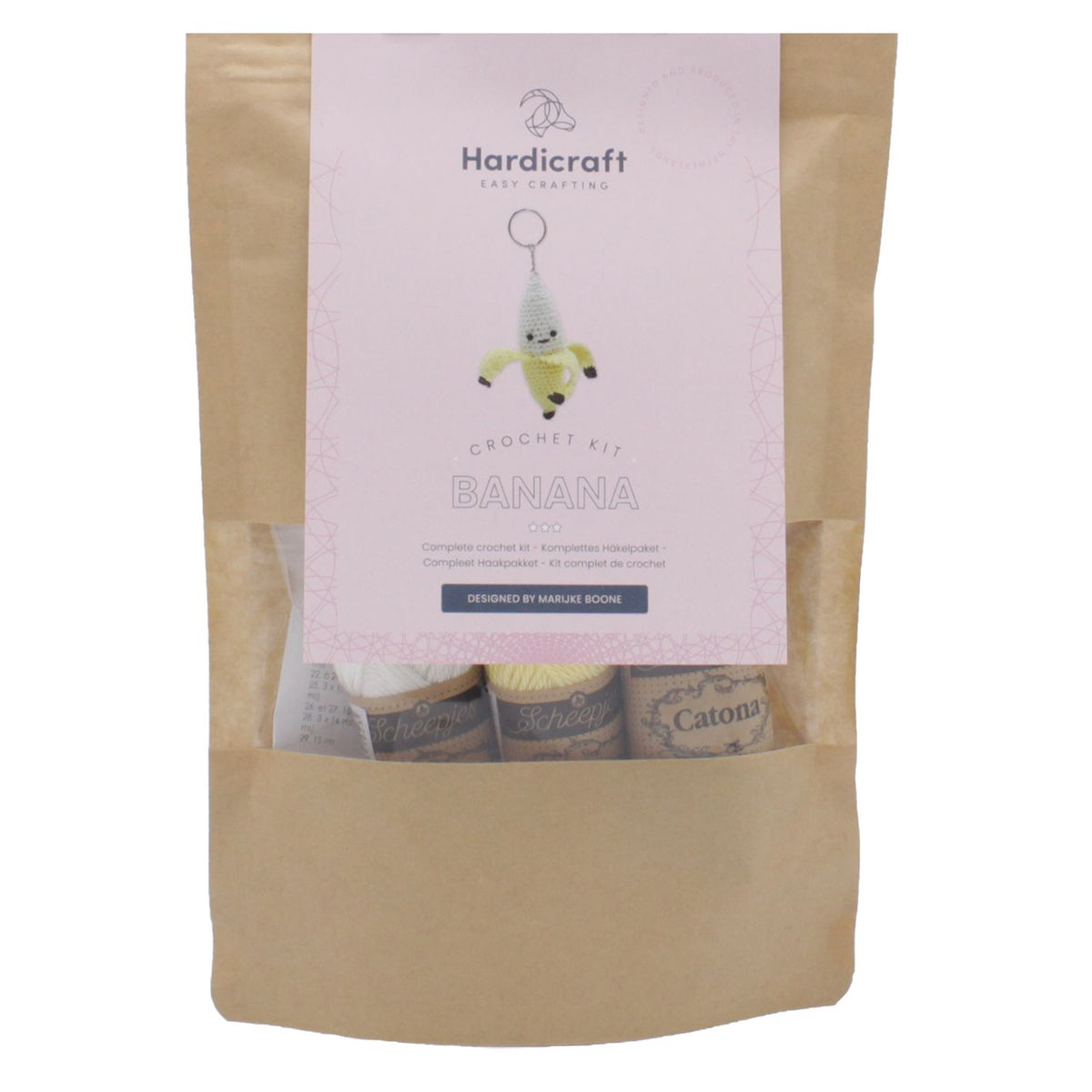 Hardicraft-DIY Crochet Kit - Banana Keychain-knitting / crochet kit-gather here online