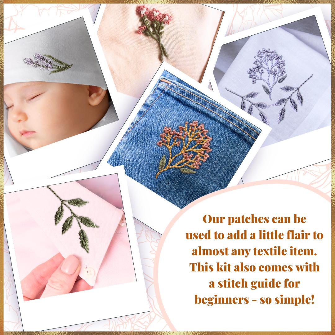 Capital Stitch Co.-Floral Stick and Stitch Embroidery Kit-embroidery kit-gather here online