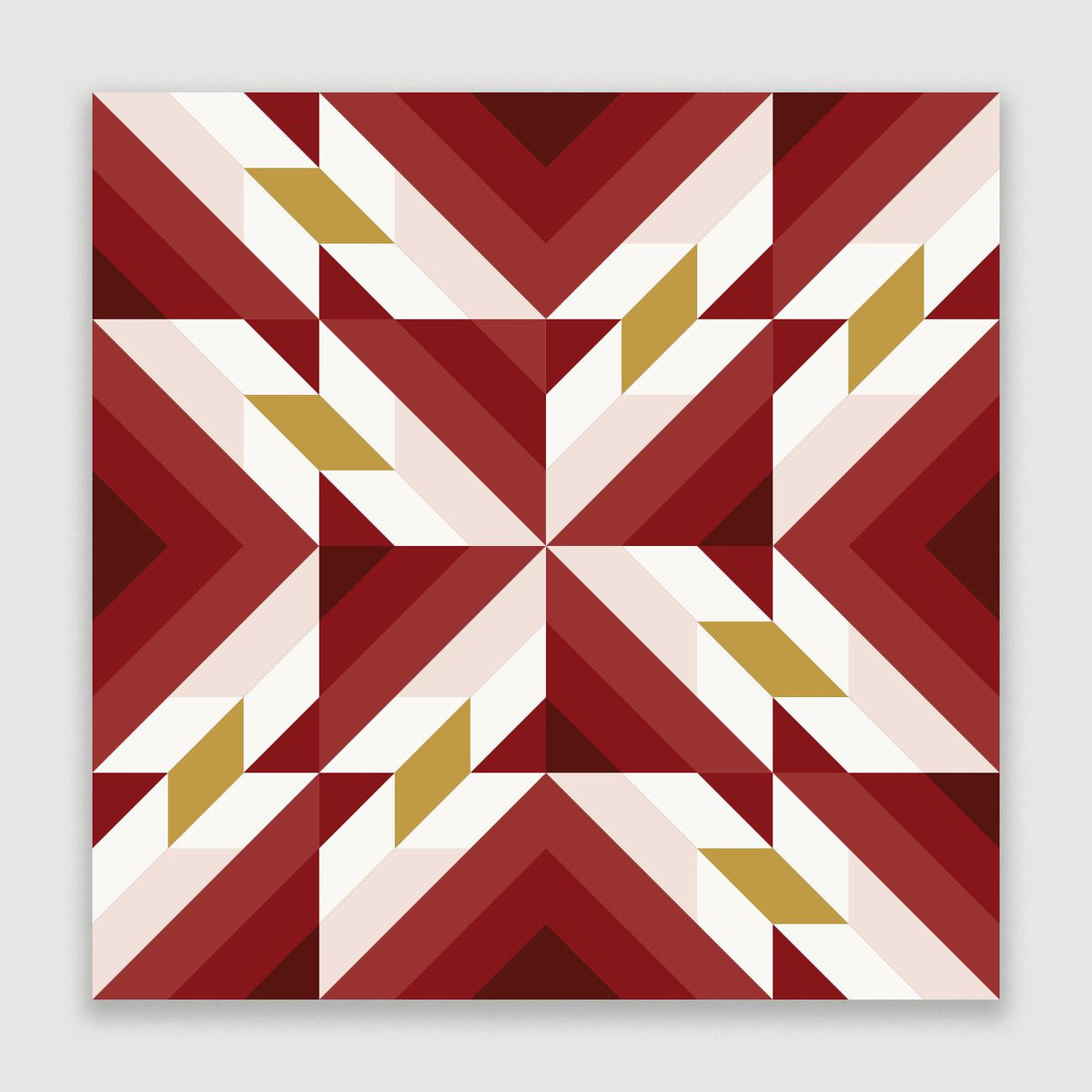 The Blanket Statement-Star Lake Paper Pattern-quilting pattern-gather here online