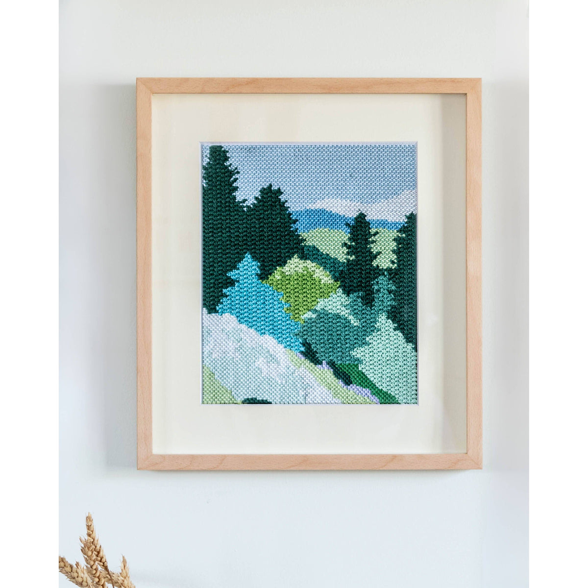 Unwind Studio-Mountain Spring Needlepoint Kit-embroidery kit-gather here online