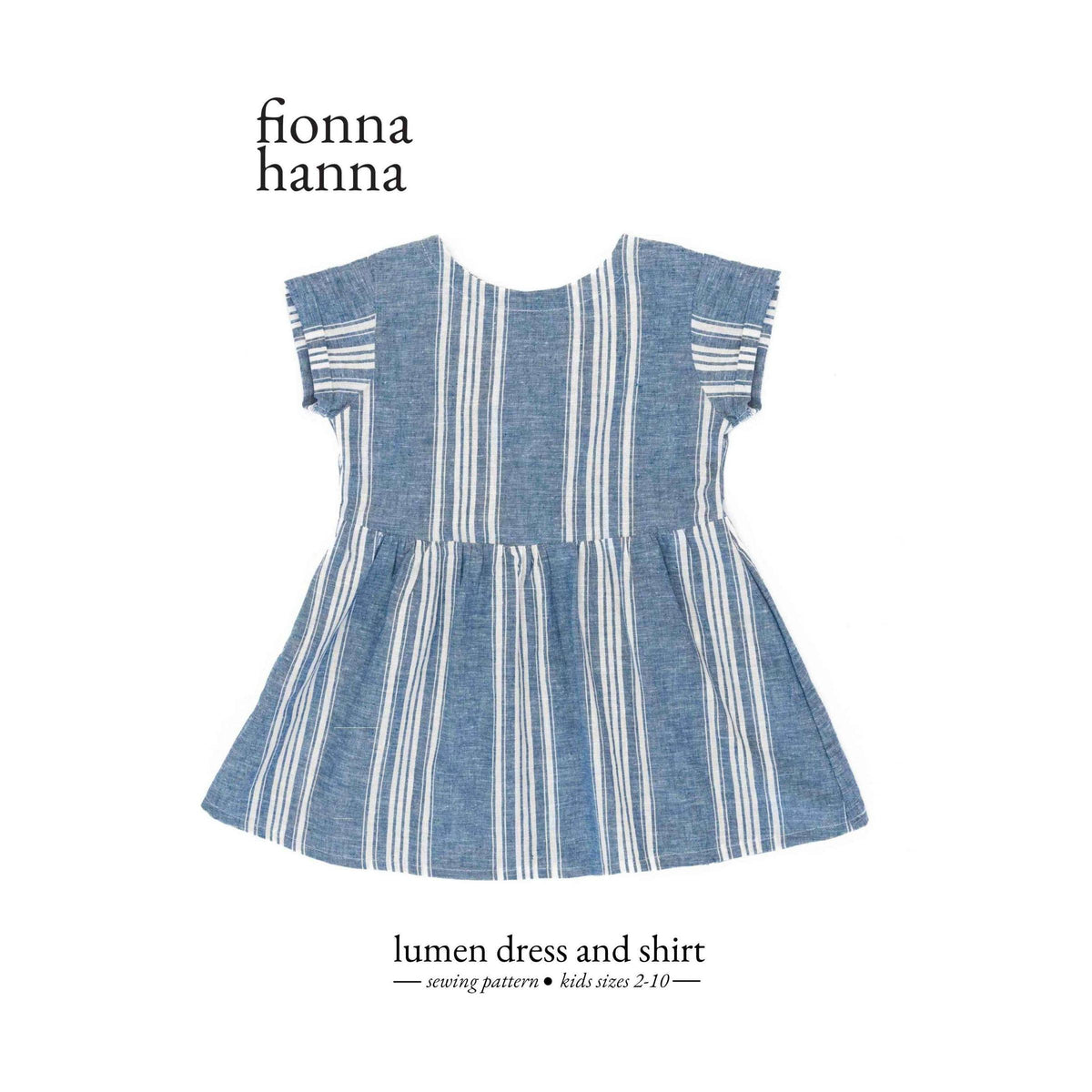 Fionna Hanna-Lumen Dress & Shirt Pattern-sewing pattern - kids-gather here online