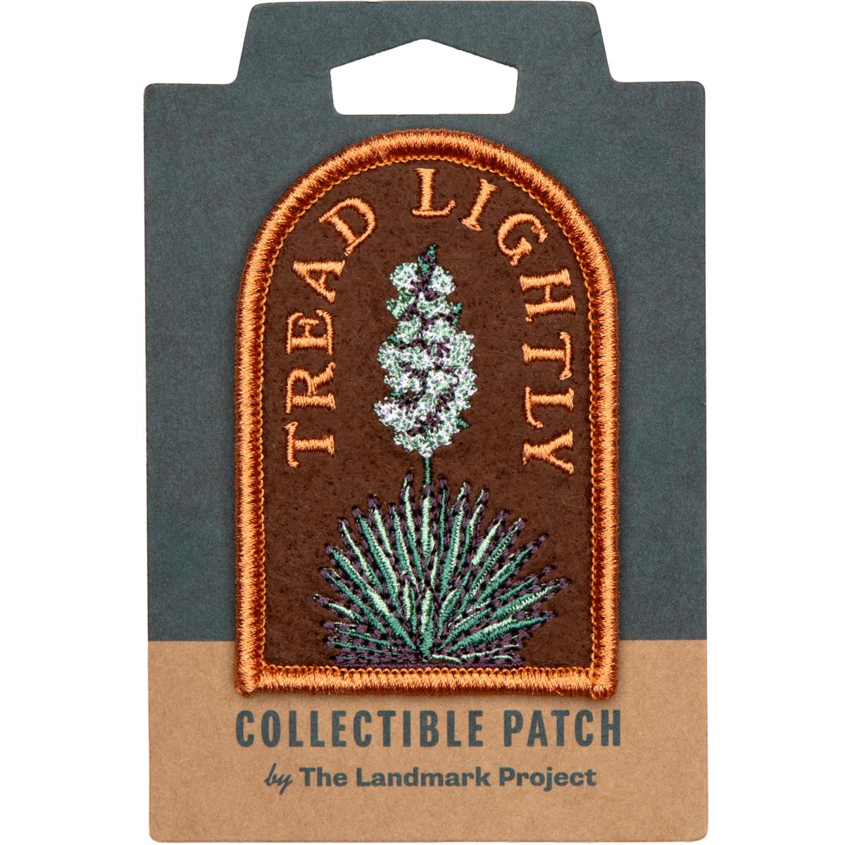 The Landmark Project-Tread Lightly Iron-On Patch-patches + pins-gather here online