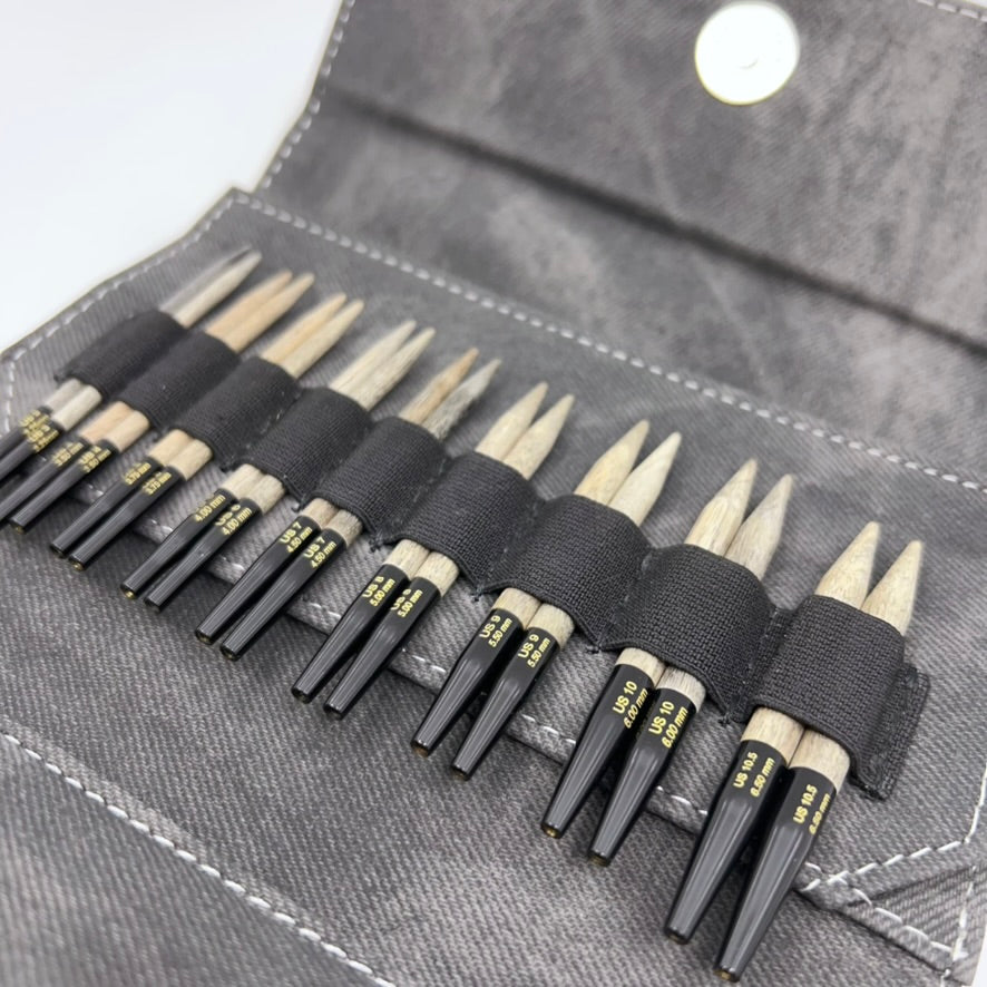 Lykke-Driftwood 3.5” Knitting Needle Set-knitting needles-gather here online