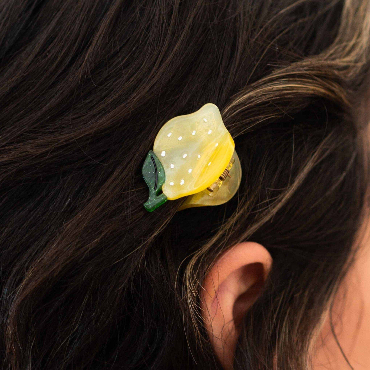 Jenny Lemons-Mini Lemon Hair Claw-accessory-gather here online