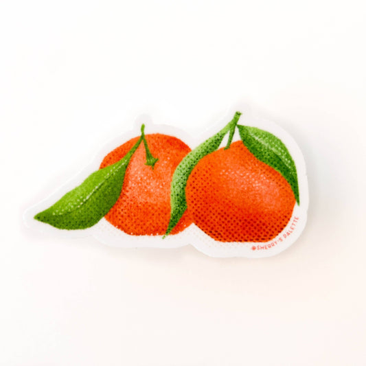 Sherry's Palette-Tangerines Sticker-sticker-gather here online