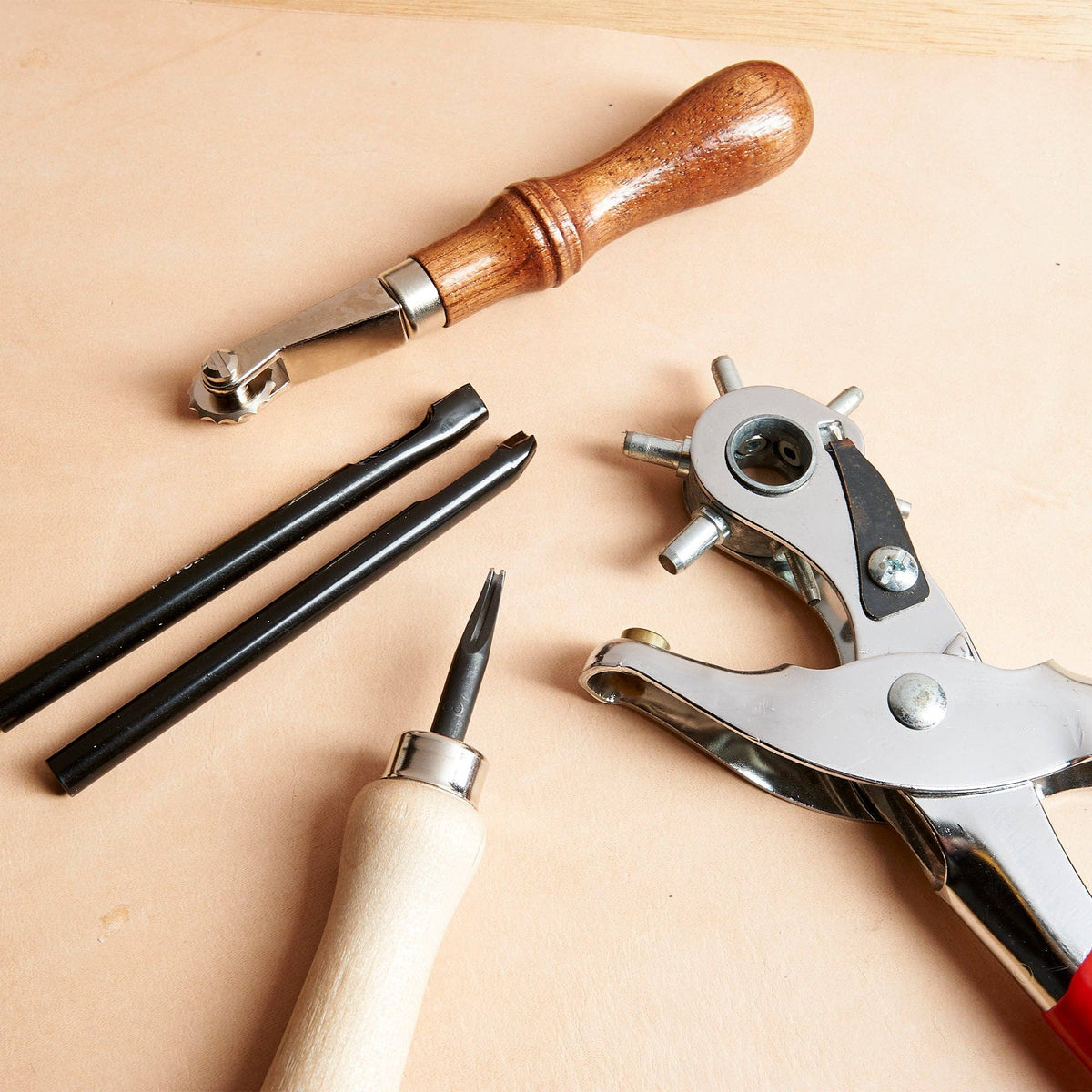 Realeather-Leather Rotary Punch-craft notion-gather here online