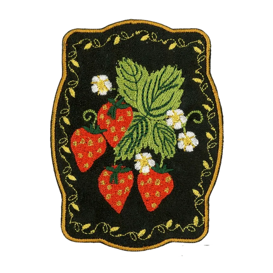 Patch Ya Later-Strawberries Iron-On Patch-accessory-gather here online
