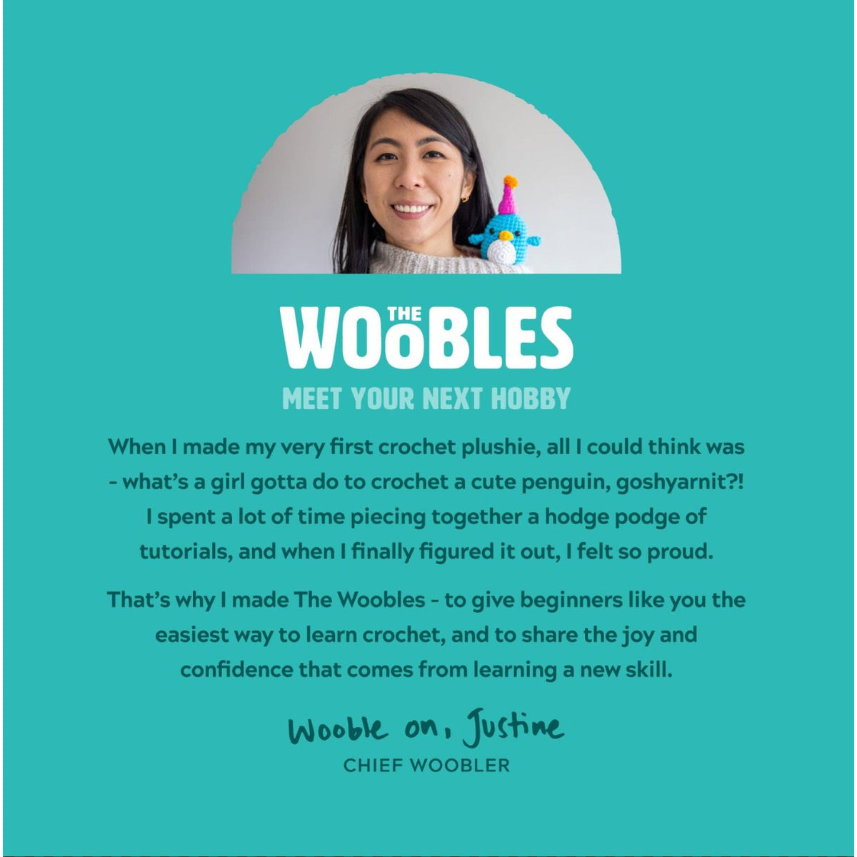 The Woobles-My Melody™ Beginner Crochet Kit-knitting / crochet kit-gather here online