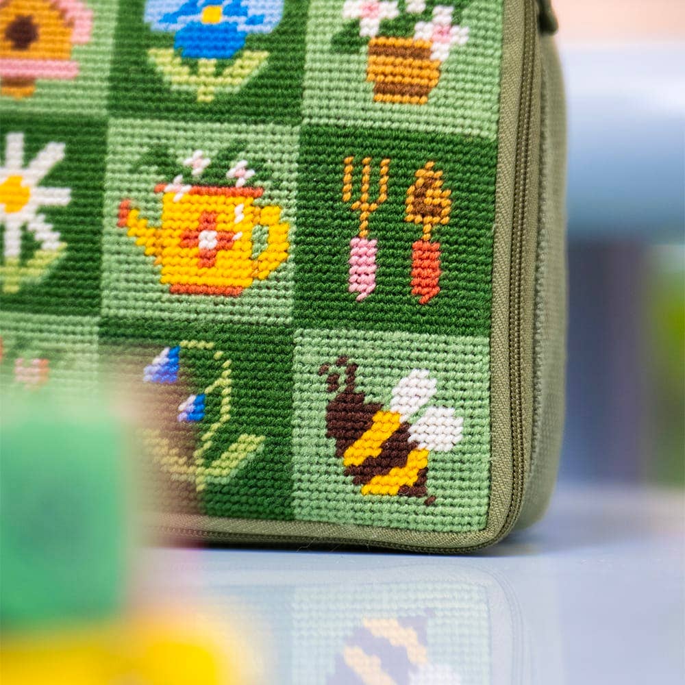 Craft Club-Garden Charms - Needlepoint Pouch Kit-craft kit-gather here online