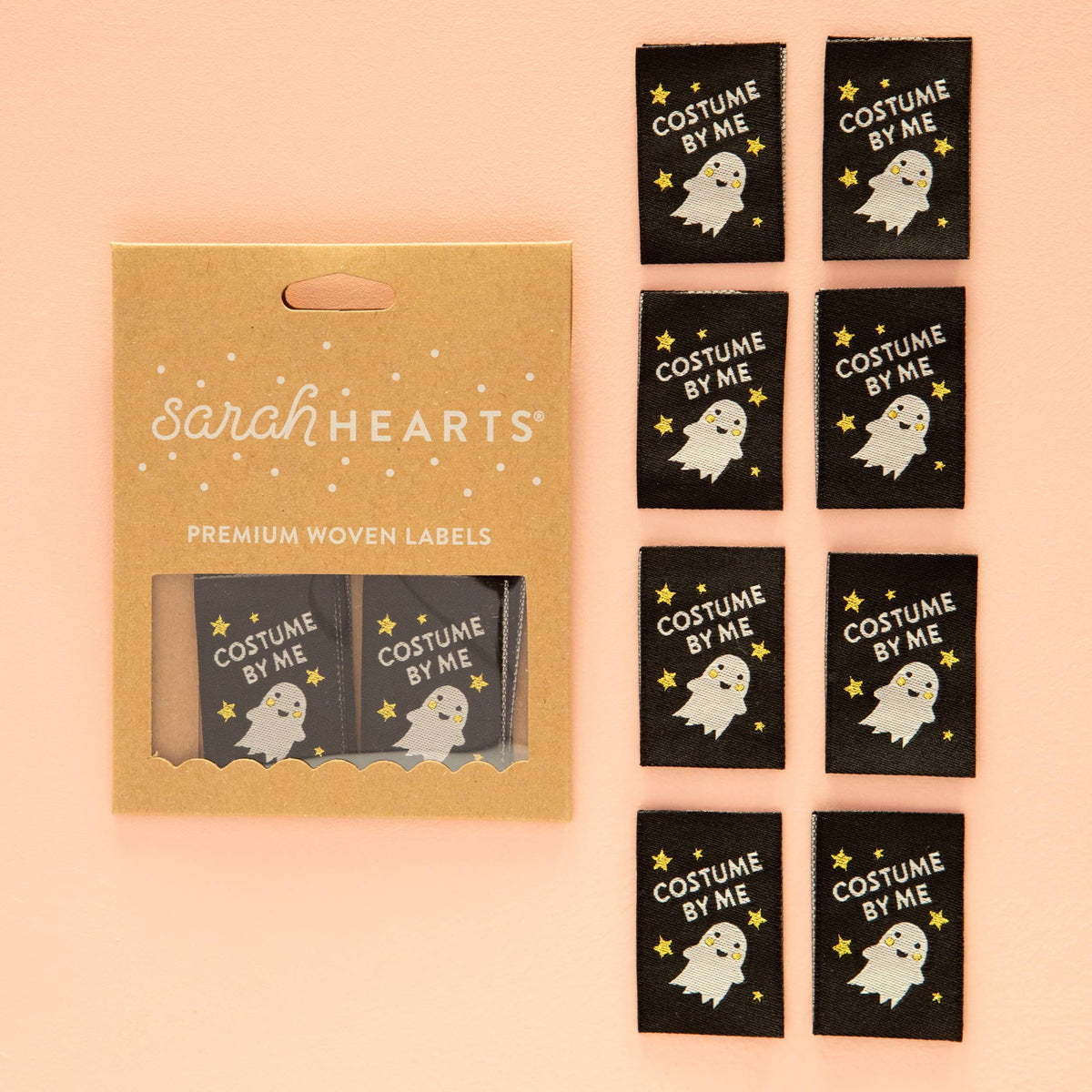 Sarah Hearts-Costume by Me Ghost - Halloween Woven Labels-notion-gather here online