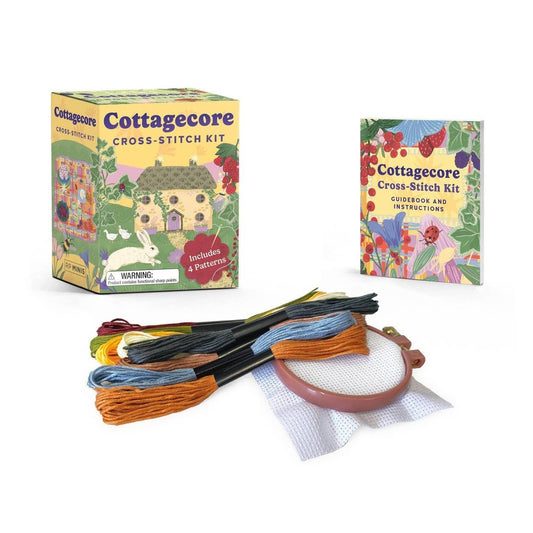 Hachette-Cottagecore Cross-Stitch Kit-xstitch kit-gather here online
