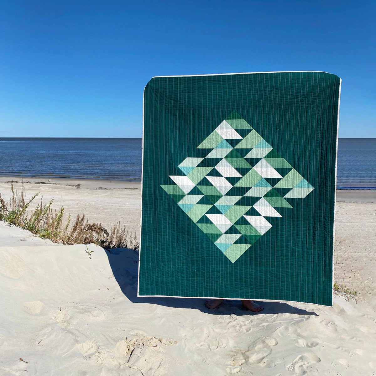 The Blanket Statement-Grand Beach Quilt Pattern-quilting pattern-gather here online