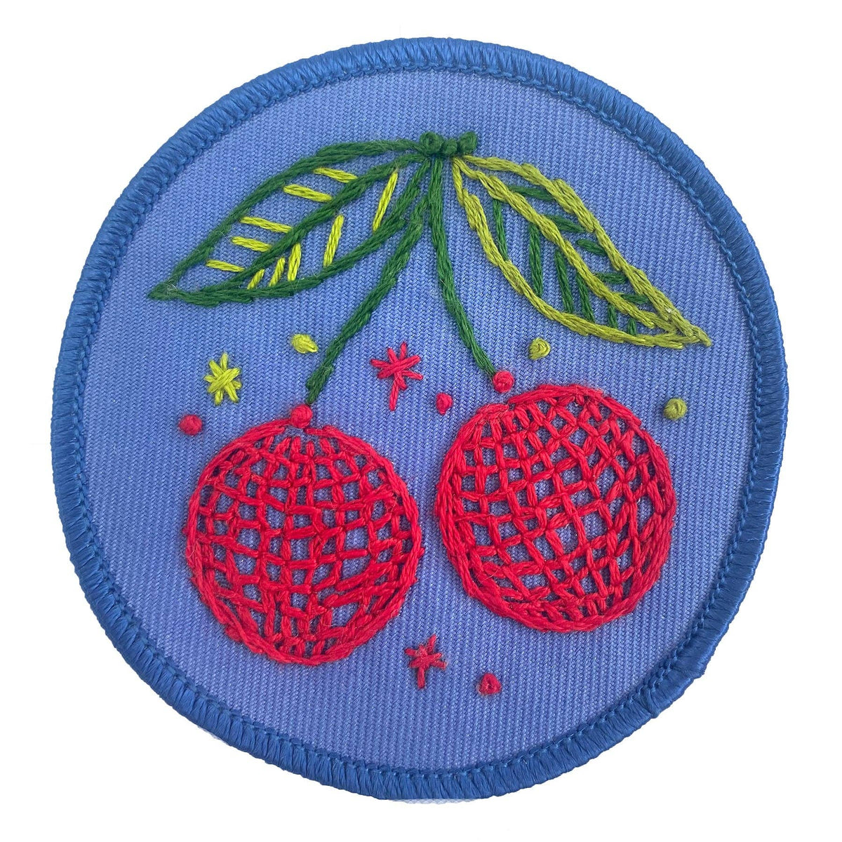 Keller Design Co.-DIY Embroidery Patch Kit - Red Fruits-embroidery kit-gather here online