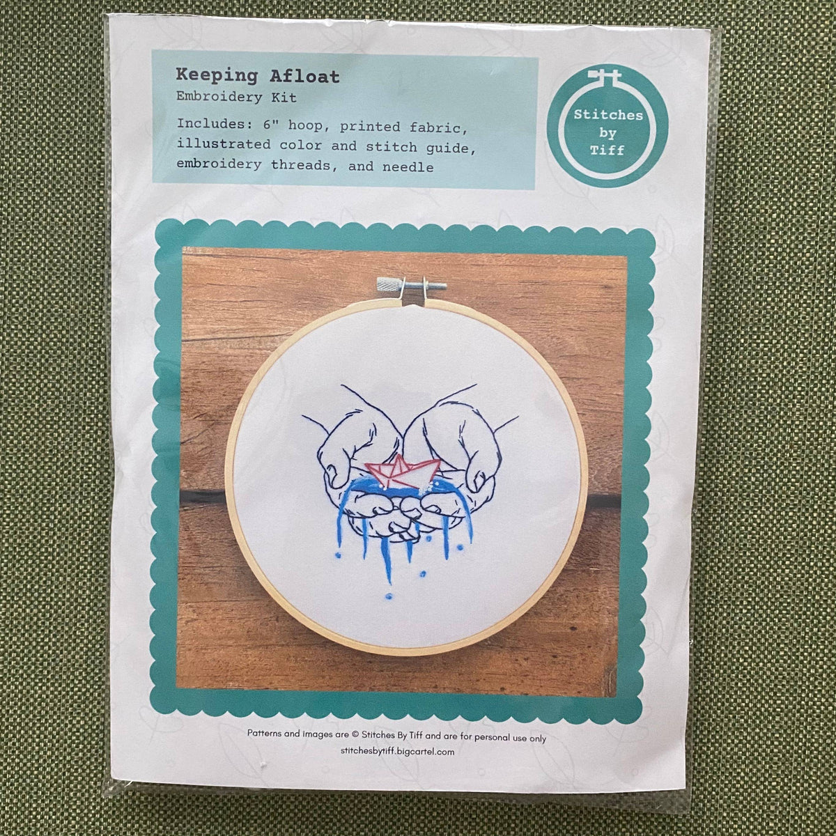 Stitches By Tiff-Keeping Afloat Embroidery Kit-embroidery kit-gather here online