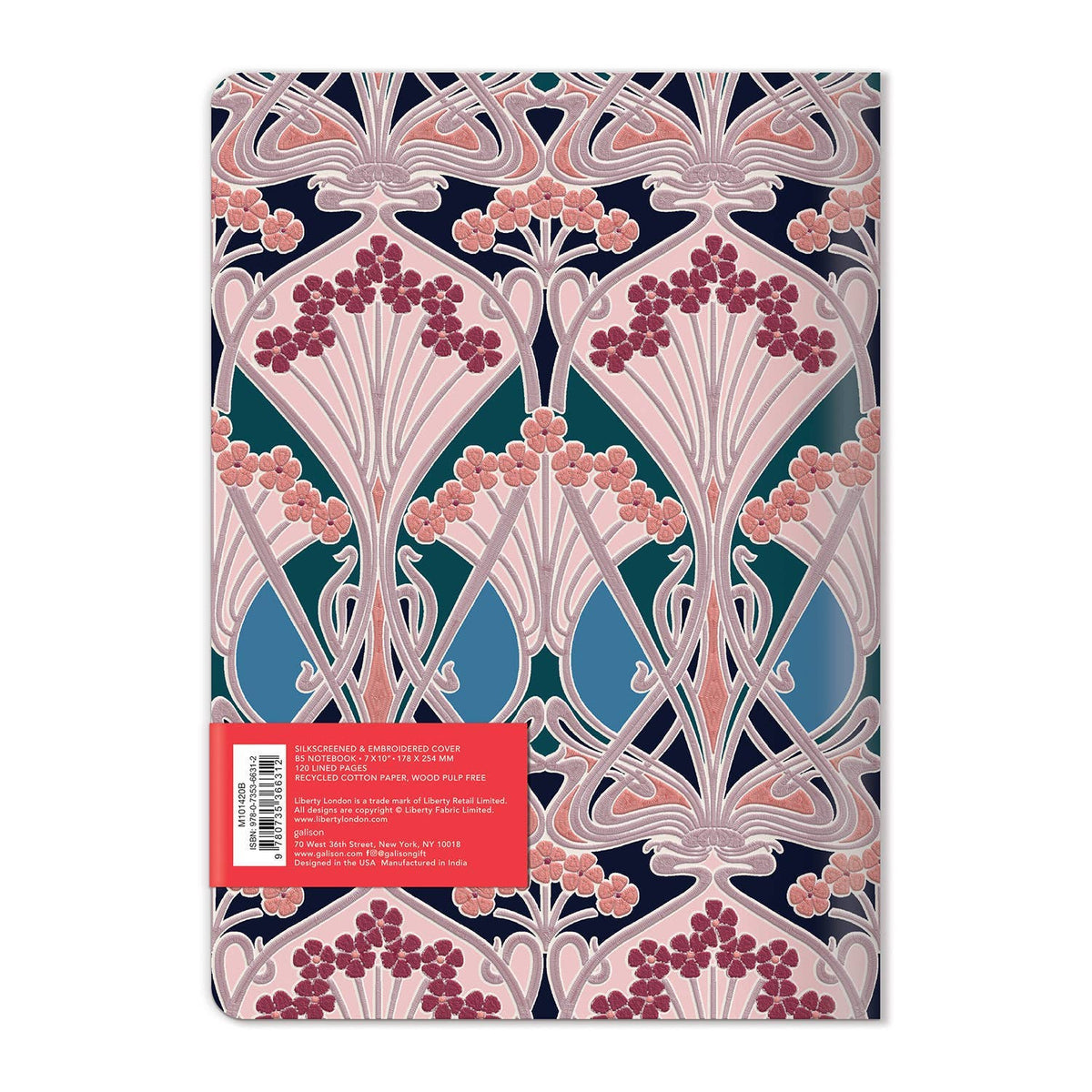 Chronicle Books-Liberty Ianthe Handmade Embroidered Journal-journals-gather here online