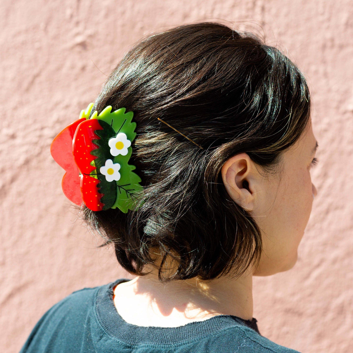 Jenny Lemons-Strawberries and Flowers Hair Claw-gather here online