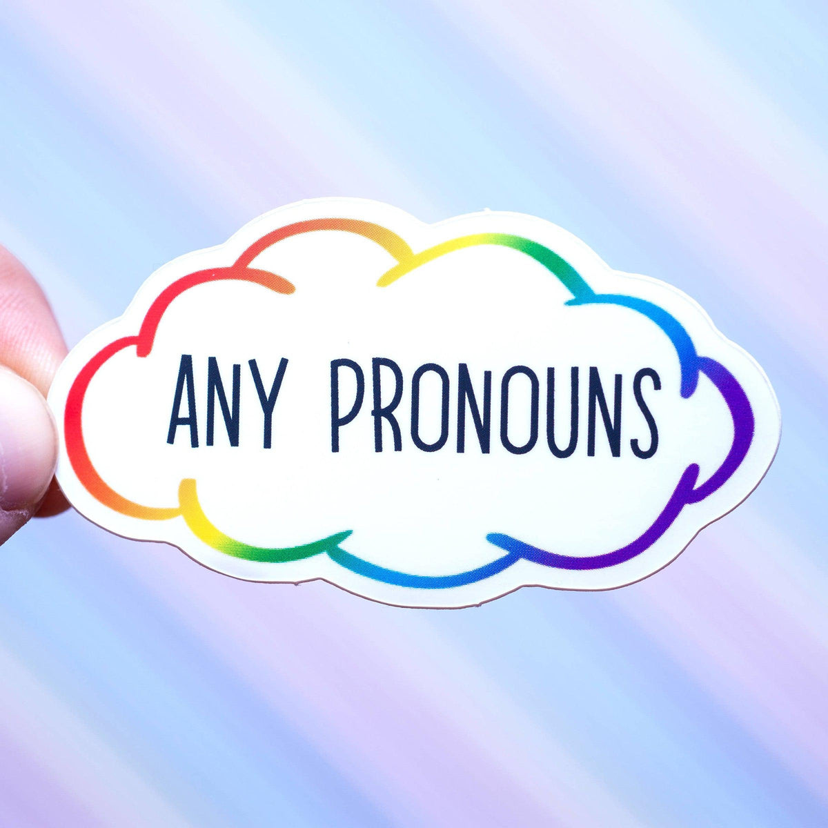 Crafty Queer Studio-Any Pronouns Sticker-accessory-gather here online