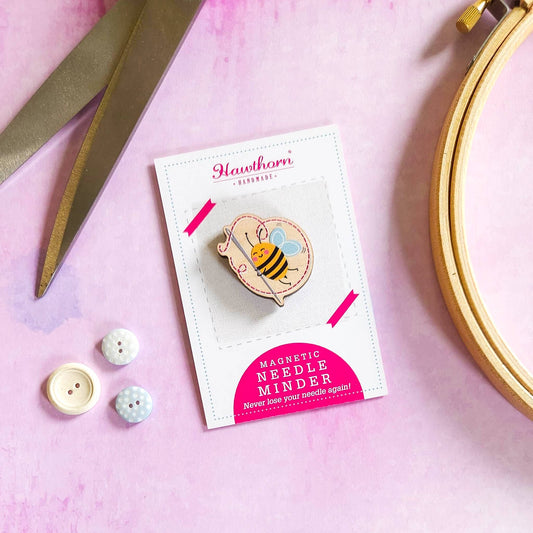 Hawthorn Handmade-Sewing Bee Needle Minder-notion-gather here online