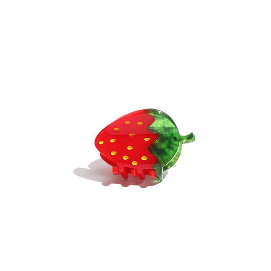 Jenny Lemons-Mini Strawberry Hair Claw-accessory-gather here online