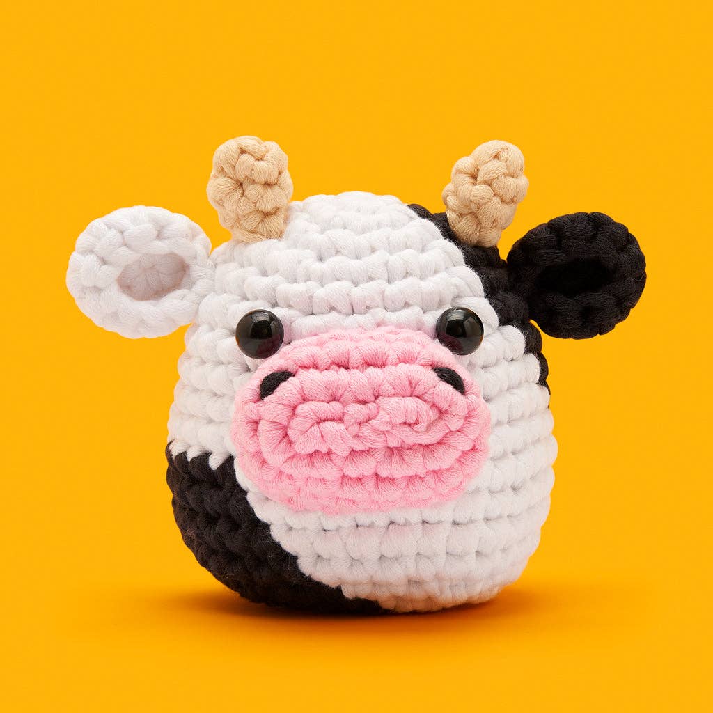 The Woobles-Lavender the Cow Crochet Kit-knitting / crochet kit-gather here online