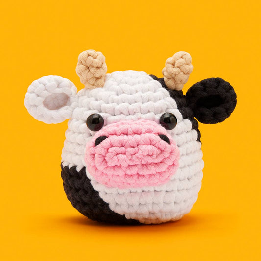 The Woobles-Lavender the Cow Crochet Kit-knitting / crochet kit-gather here online