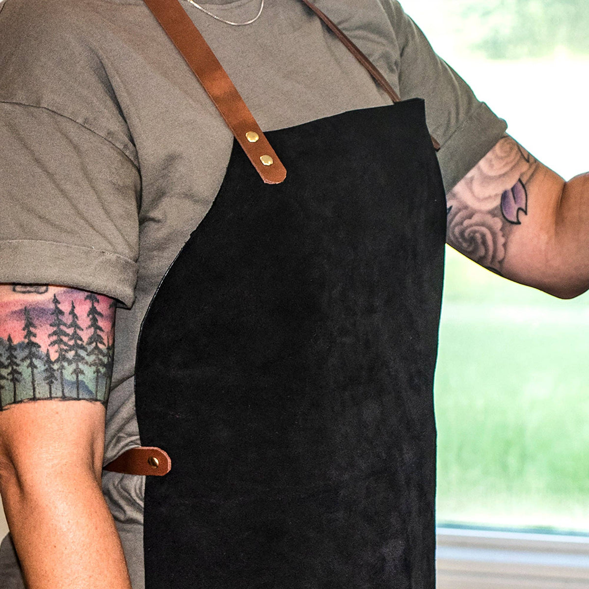 Realeather-Leather Strap 3/4" x 48"-trim-gather here online