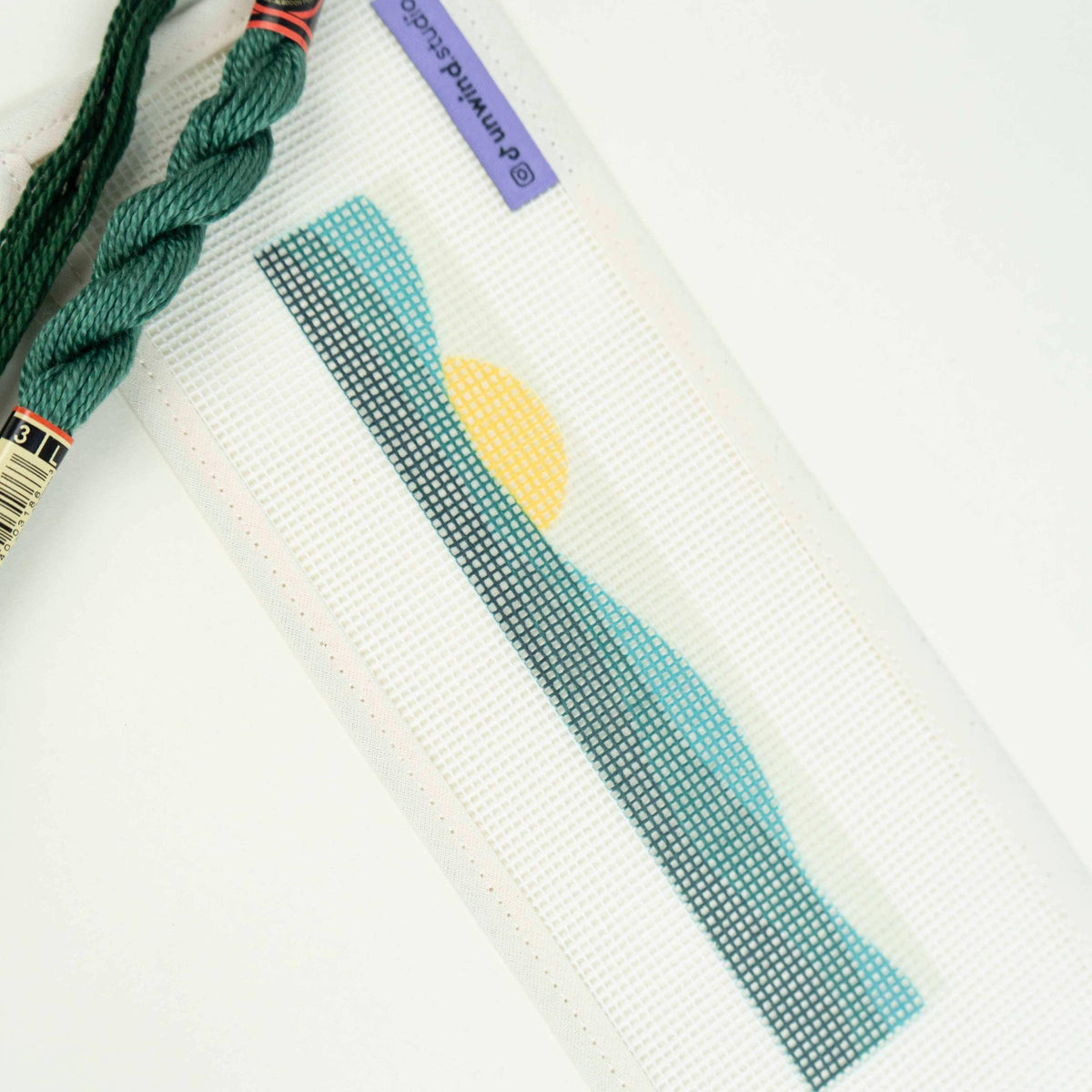 Unwind Studio-Green Mountain Key Fob Needlepoint Kit-xstitch kit-gather here online