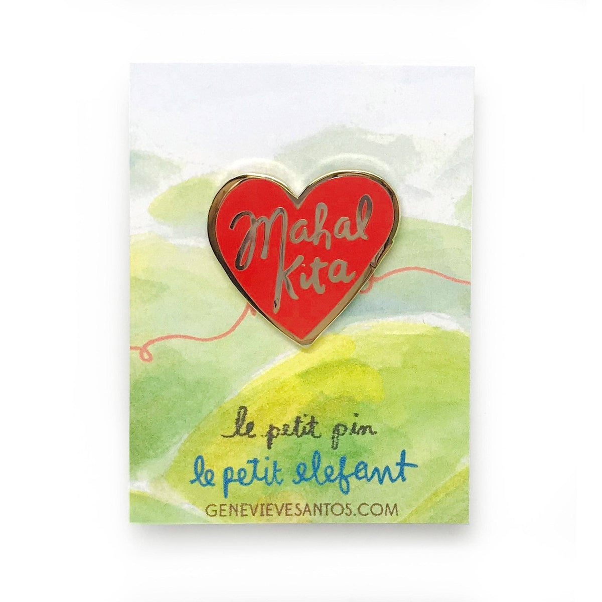 Le Petit Elefant-Mahal Kita Enamel Pin-patches + pins-gather here online