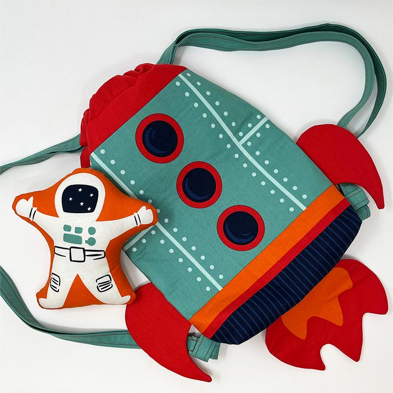 Moda-Rocket Backpack Panel-fabric panel-gather here online