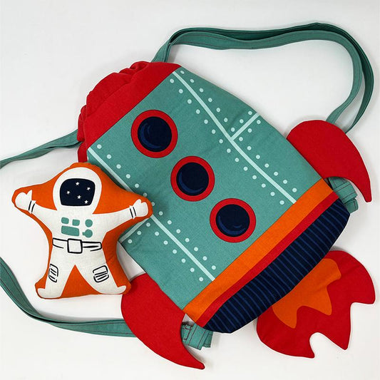 Moda-Rocket Backpack Panel-fabric panel-gather here online