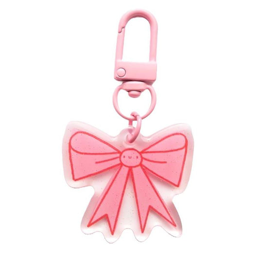 Lizzy House-Zipper Charm Pink Bow-accessory-gather here online
