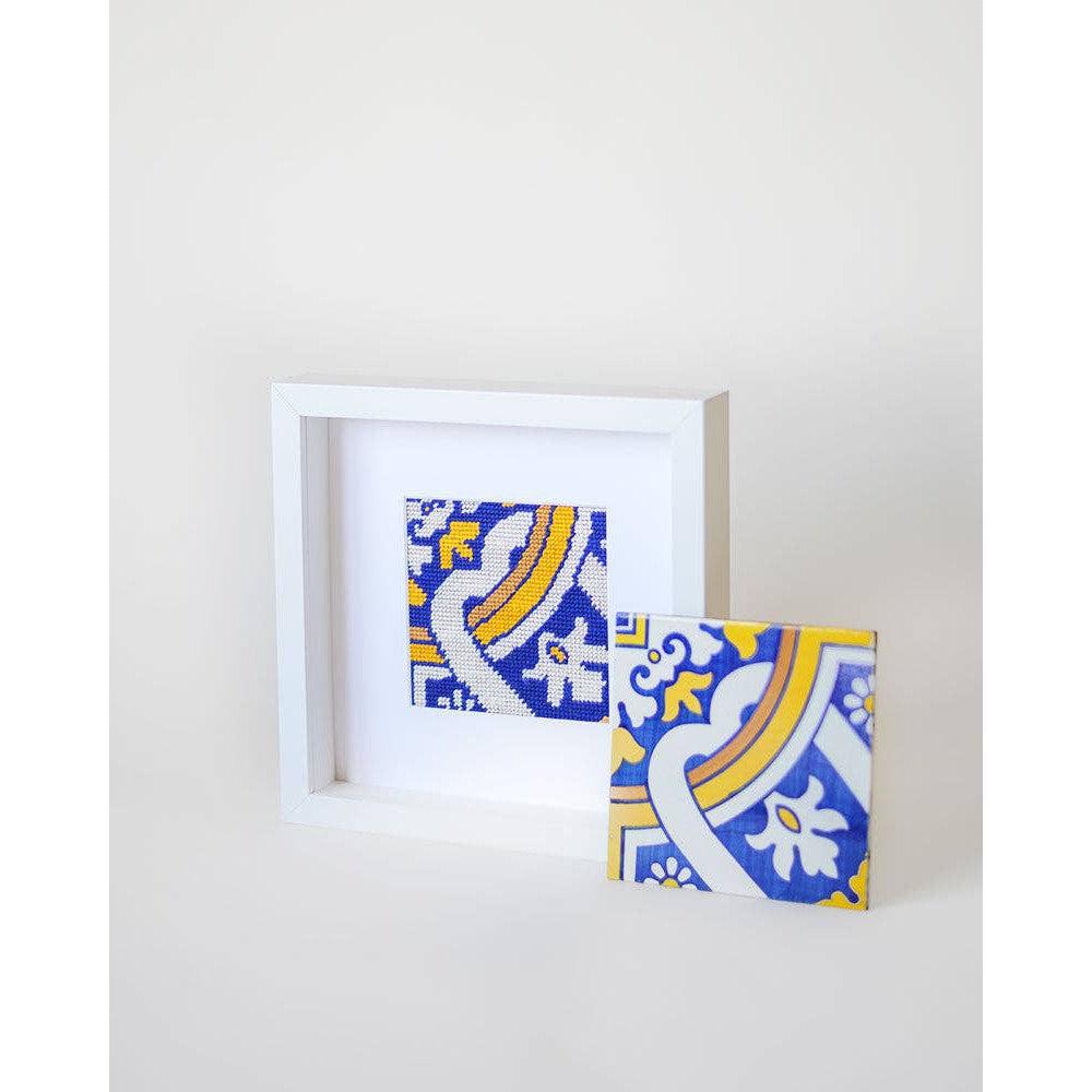 Unwind Studio-Portuguese Tiles Needlepoint Kit - Cedofeita-embroidery kit-gather here online