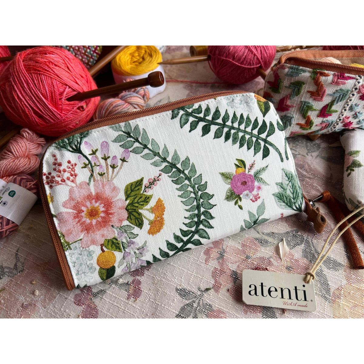 Atenti-Florence Needles, Hooks, and Tools Case-craft organizer-gather here online
